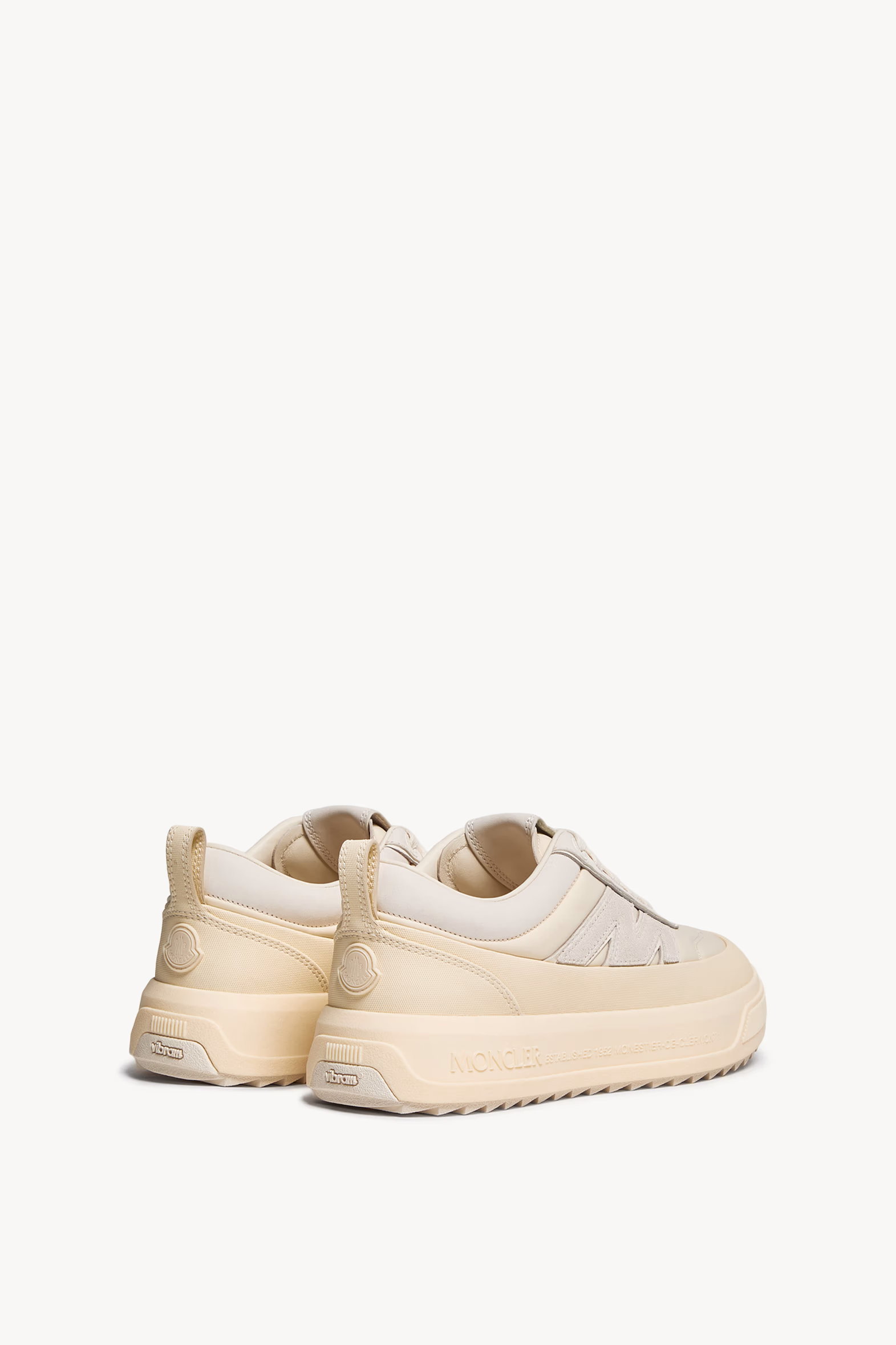 Moncler Altive Nubuck & Suede Sneakers Women Light Beige Moncler 5